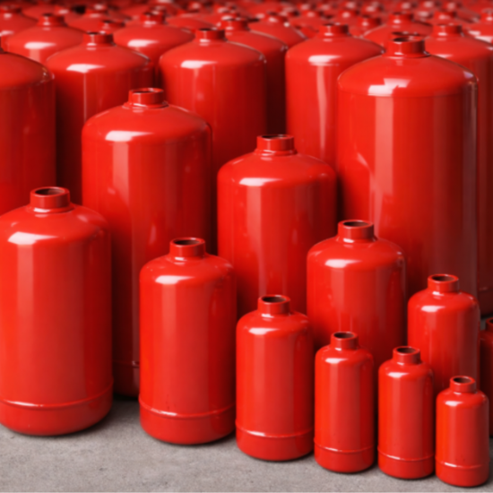 Low Carbon Steel Fire Suppression Cylinders