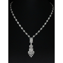 Flaring Ribbons Diamond Earrings