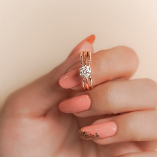 1 Carat Solitaire Tassel Ring