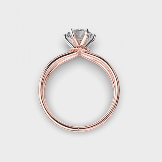 1 Carat Solitaire Tassel Ring