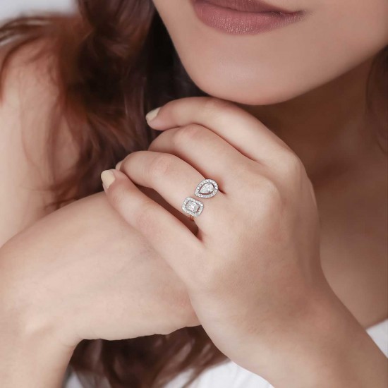 Toi Et Moi Diamond Ring